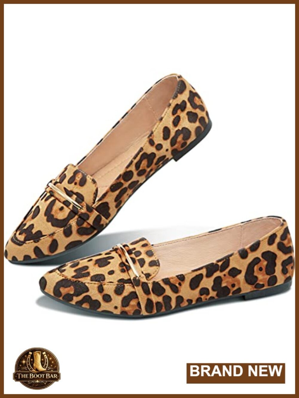 Pointy Toe Loafer Flat Faux Suede Slip On Ballet Work Shoe